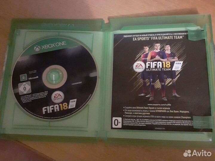 Игра для xbox one Fifa18