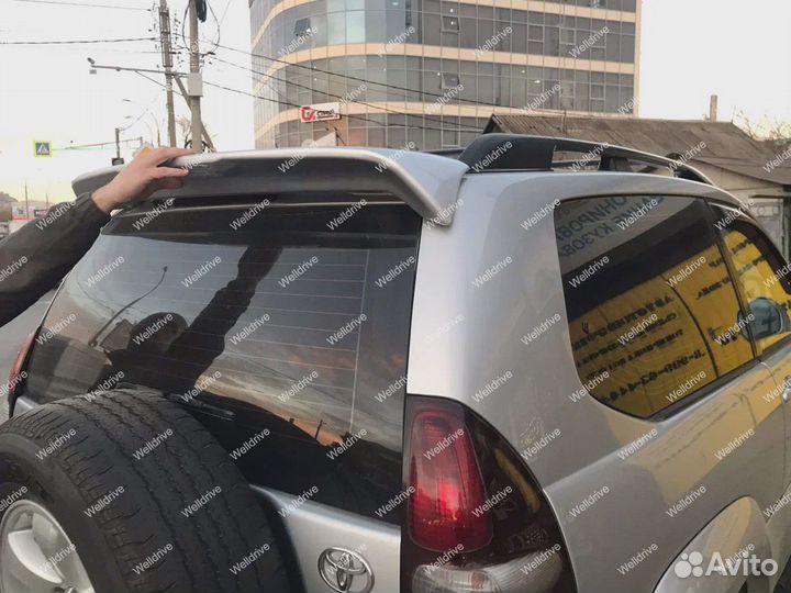Спойлер Toyota Prado 120 под покраску
