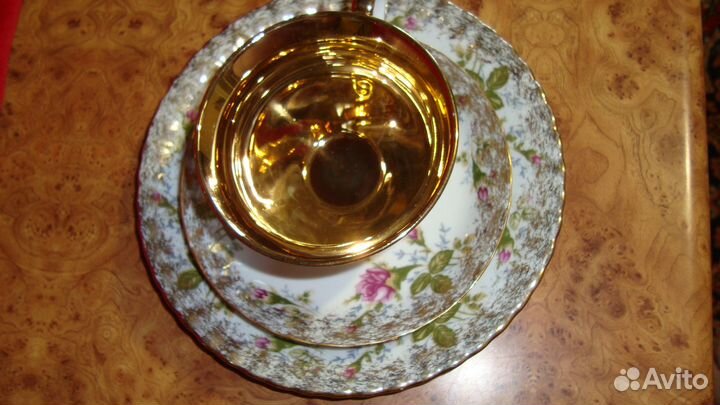 Чайно-кофейная тройка. Фарфор. Польша