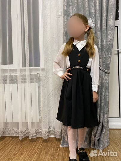 Сарафан школьный детский