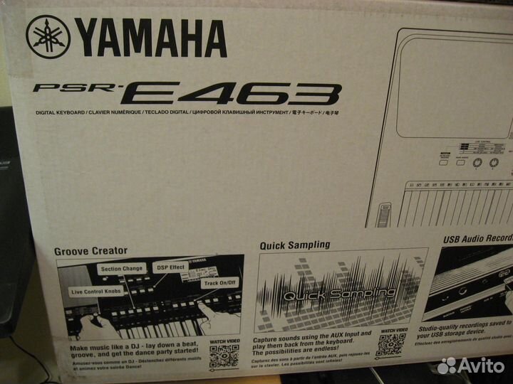 Синтезатор Yamaha PSR-E463 со стойкой