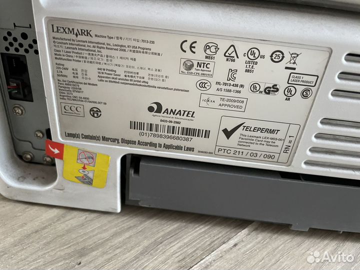 Принтер лазерный мфу lexmark 7013-235