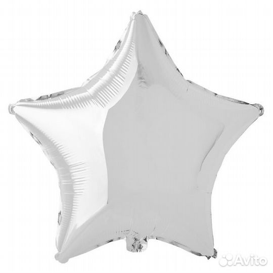 Воздушный шар Звезда Silver металлик Испания
