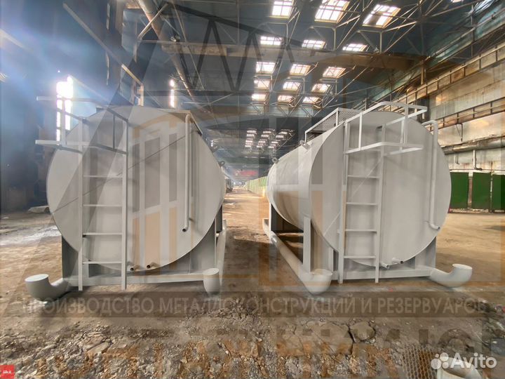 Резервуар Горизонтальный Стальной на заказ 100/40