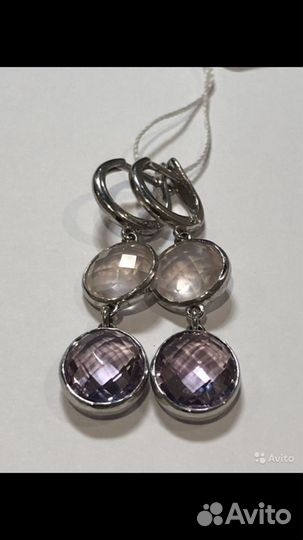 Серебряные серьги