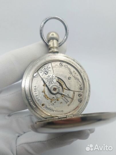 Большие карманные часы Elgin. 1899 г