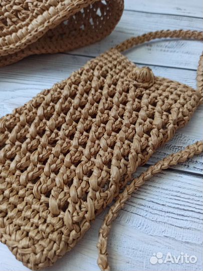 Панама из рафии