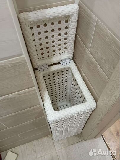 Корзина для белья из ротанга
