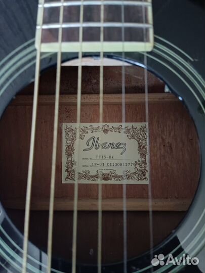 Акустическая гитара ibanez PF15-BK