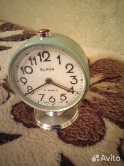 Часы, будильник Слава СССР