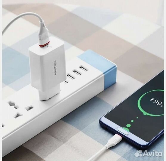 Сетевое зарядное устройство Borofone BA21A, 18 Вт