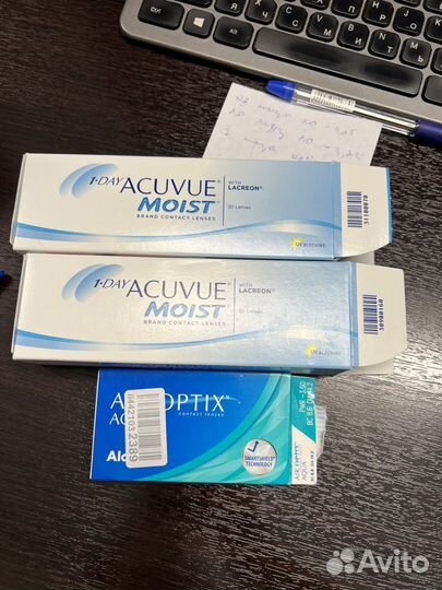 Линзы контактные однодневные acuvue