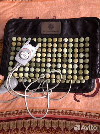 Большой нефритовый коврик 90х50 см с ик подогревом