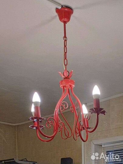 Люстра 4 рожка