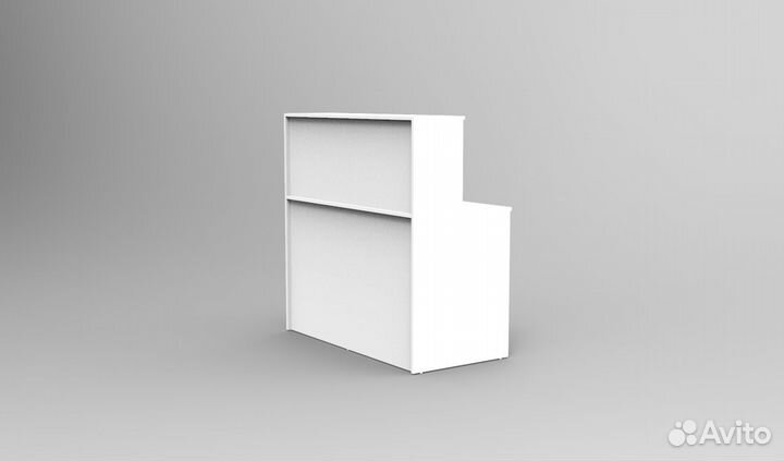 Ресепшн прямой белый