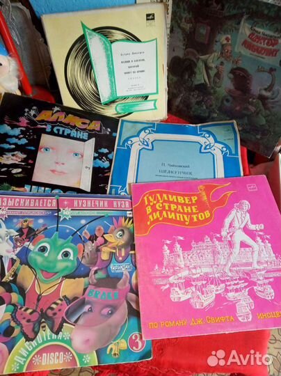 СССР винил пластинки детские сказки сборники