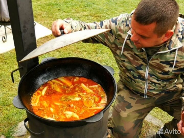 Казан чугунный узбекский