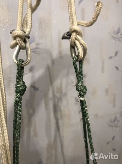 Качели детские подвесные деревянные