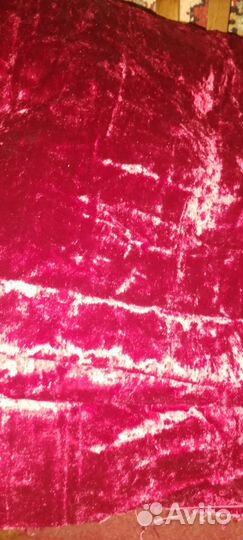 Материал плюш новый СССР Д-6, 30м, ш 1,40м