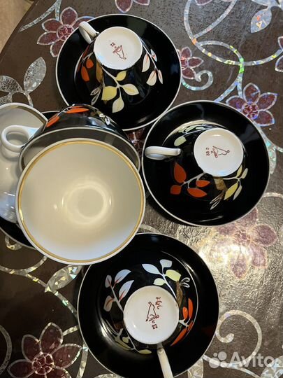 Чайные пары дулево СССР черные