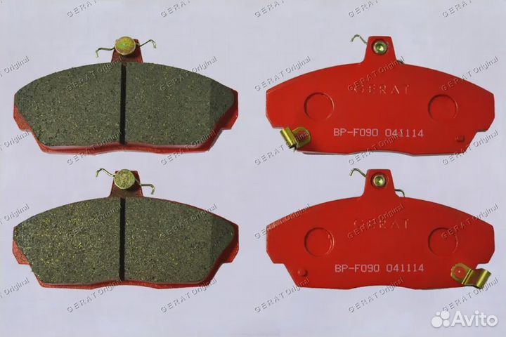 Тормозные колодки Gerat BP-F090 (передние)