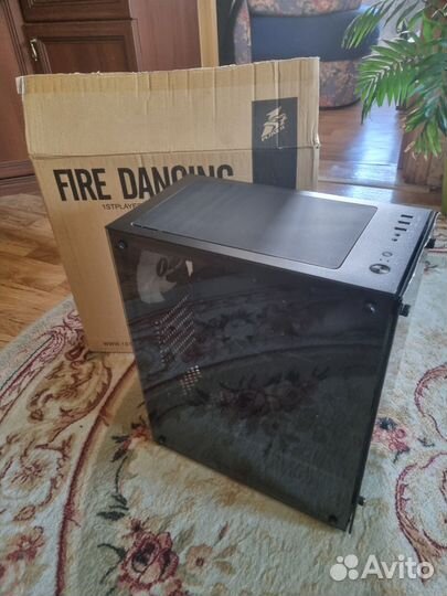 Корпус ATX 1stPlayer V3-A-4G6 чёрный