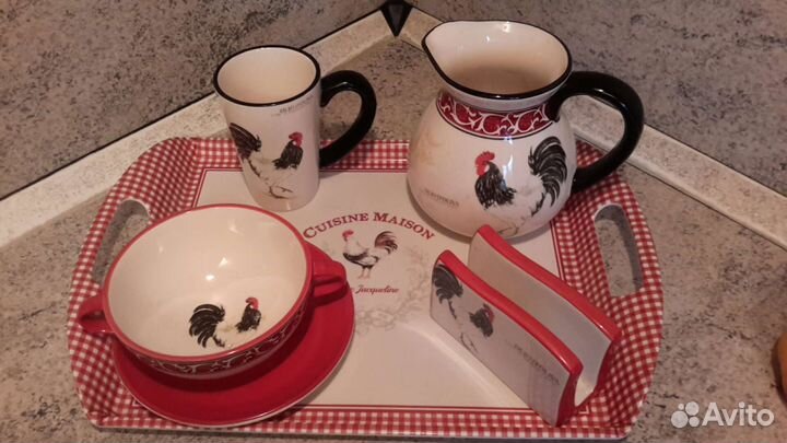 Набор посуды Infinity (Китай) с подносом