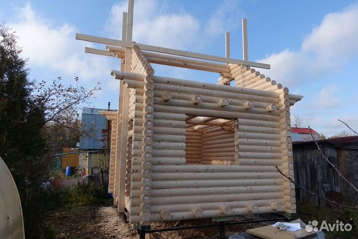 Сруб дачного Домика