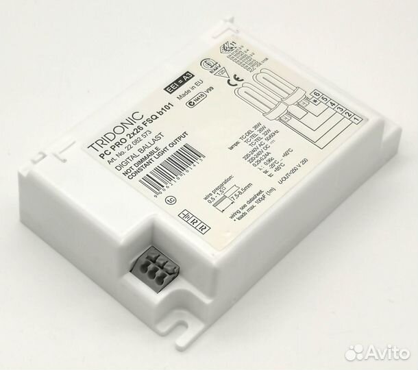 Дроссель эпра helvar EL3/4X14S T5 3X14W/4X14W 220