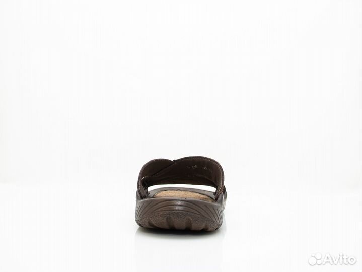 Сабо кожаные