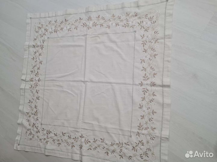 Скатерть лен с вышивкой