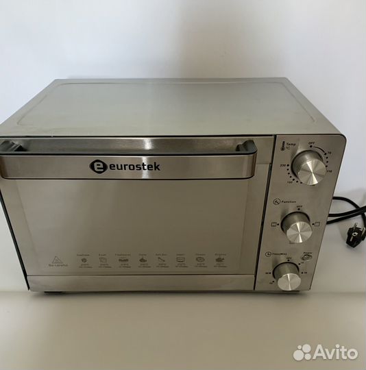 Электрическая мини печь духовка Evrostek новая