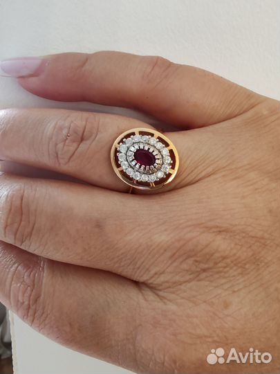 Золотое кольцо 585 пробы