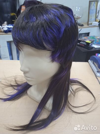 Парик цветной