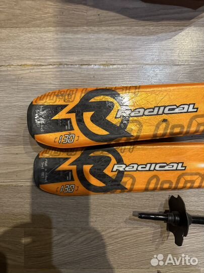 Горные лыжи детские 130 с ботинками