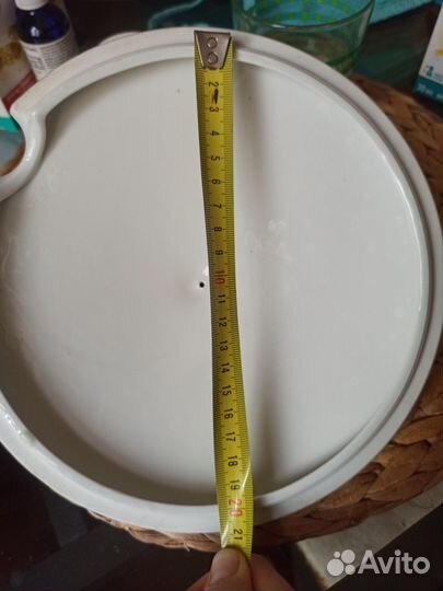 Фарфор, сервиз столовый из ГДР, Kahla Роза, крышка