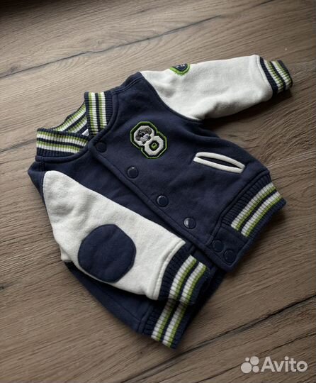 Куртка на весну / Бомбер на мальчика 62 0-3 месяца