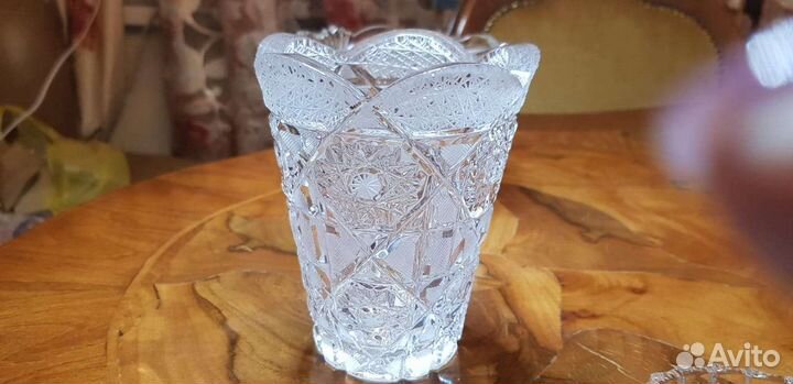 Вазы хрустальные Чехословакия