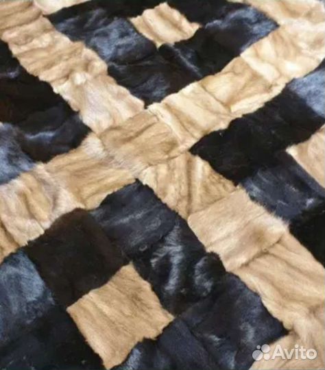Покрывало из натурального меха