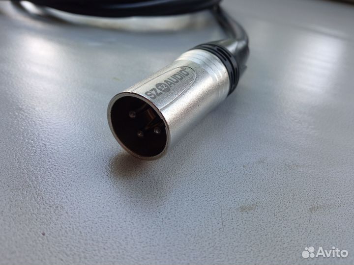 Аудио кабель SZ-Audio Jack 6,3(m) - XLR(m) 2m