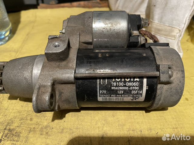 Стартер на toyota avensis T250