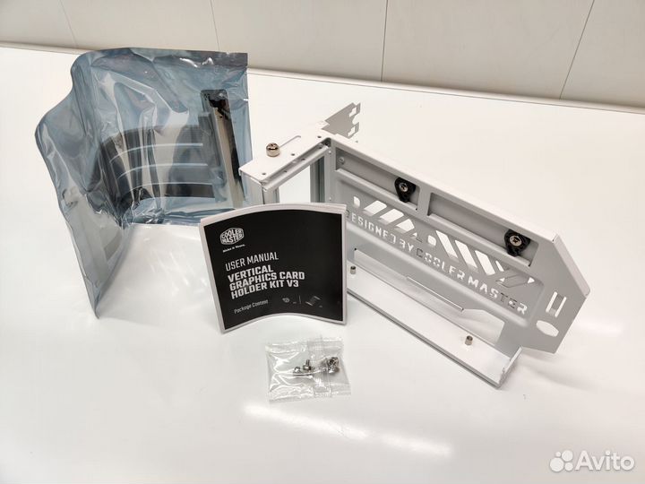 Кронштейн Cooler Master + райзер 4.0 белый