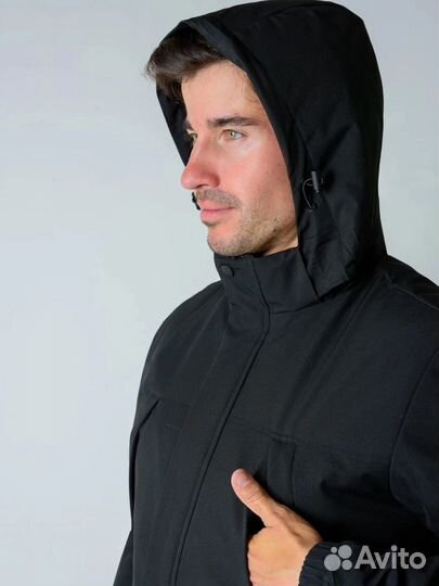 Мужская Демисезонная куртка черная