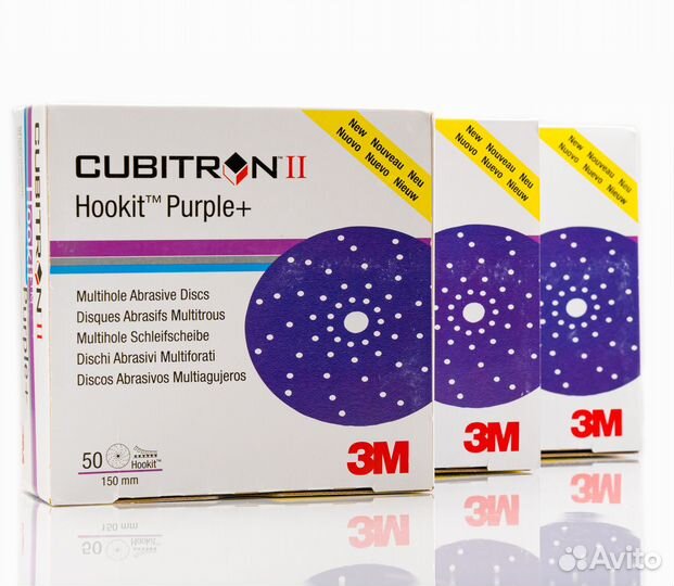 Круги 3M Cubitron Purple+ Hookit 737U 150 мм