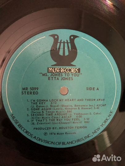 Etta Jones – Ms Jones To You, muse, US, 1976,Mint