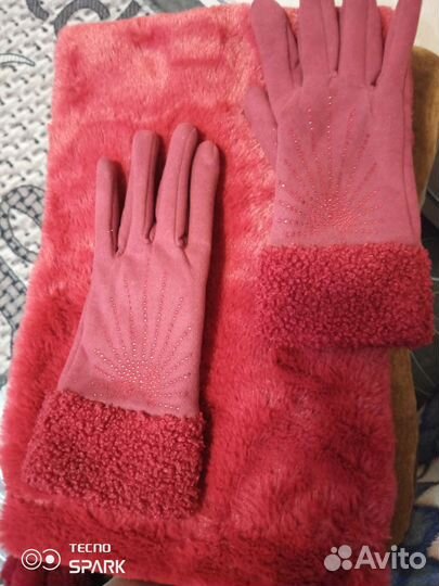 Снут и варежки и перчатки.Зима.два варианта