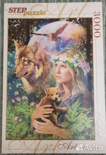 Пазл 3000 + клей 3шт
