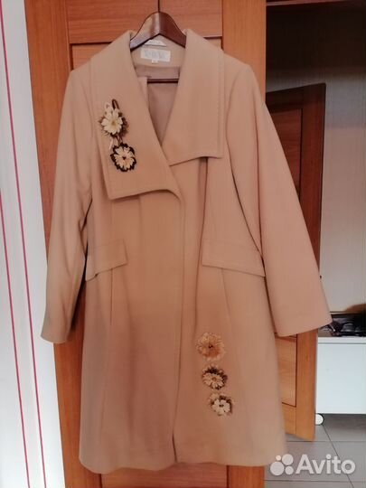 Пальто женское демисезонное 52 54 драповое