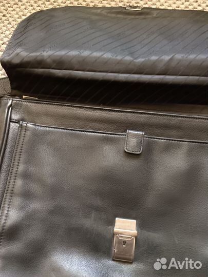 Мужской кожаный портфель dr koffer