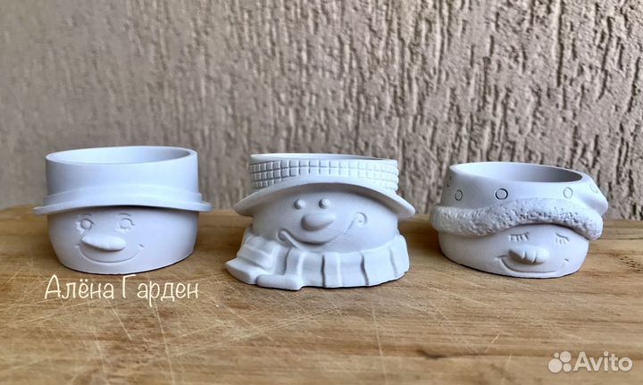 Фигурки раскраски из гипса